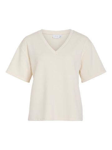 Birch Tops - Visiffi V-Neck 2/4 Top van Vila