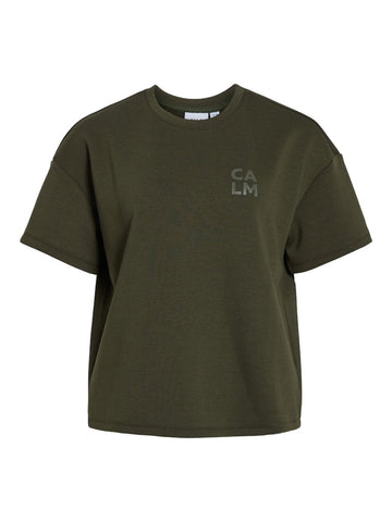 Deep Depths Tops - Vireflect O-Neck S/S Top van Vila