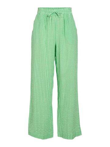 Summer green Broeken - Vialvaro Hw Pants van Vila
