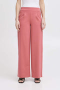 Holly Berry Broeken - Ihkate Sus Long Wide Pants 2 - Spring 25 van Ichi