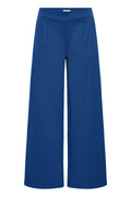 Navy Peony Broeken - Ihkate Sus Long Wide Pants 2 Noos - AW25 van Ichi