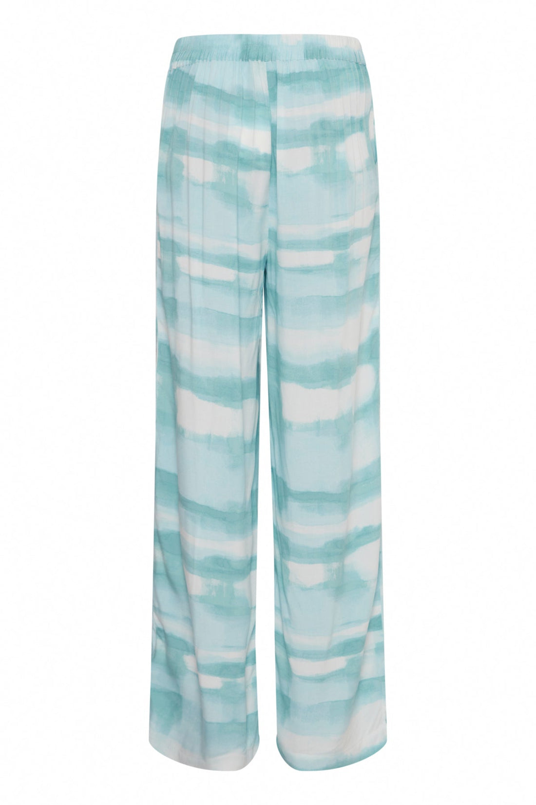 Nile Blue Graphic aop Broeken - Ihvianca Pants van Ichi
