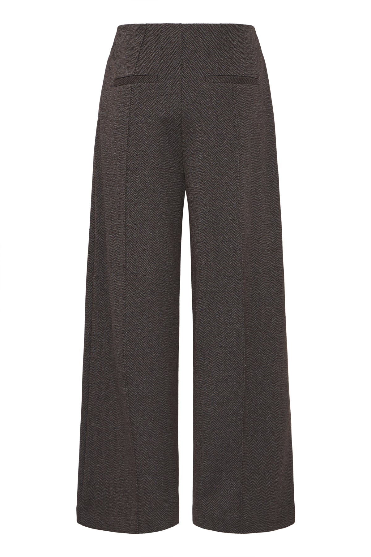 Broeken - Ihkate Jacquard Pants 9 Black Herringbone van Ichi