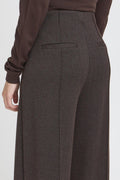 Broeken - Ihkate Jacquard Pants 9 Black Herringbone van Ichi