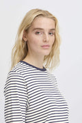 Cloud Dancer w. Total Eclipse T-shirts - Ihmira Loose Ls3 Shirt van Ichi