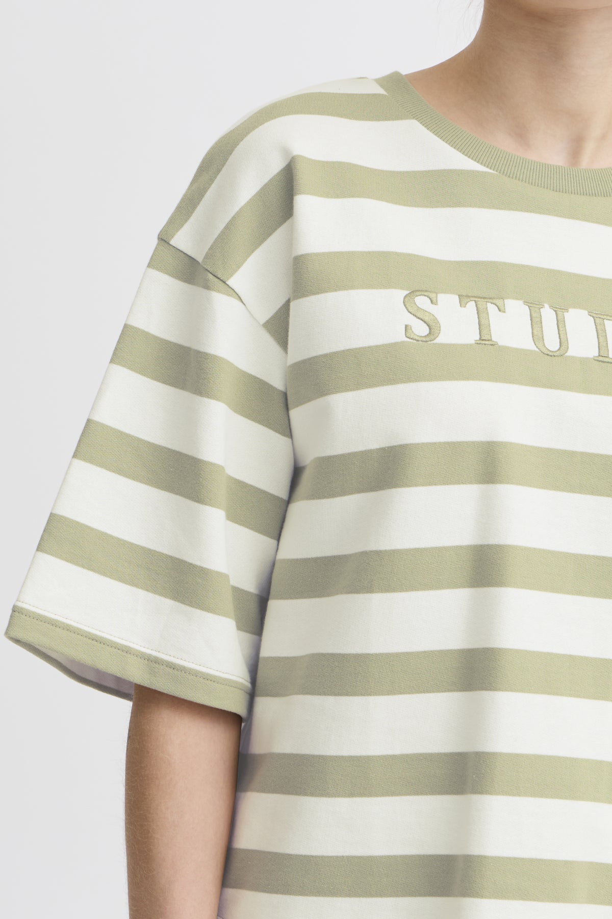 Tea stripe T-shirts - Ihocie Sweat 2 van Ichi