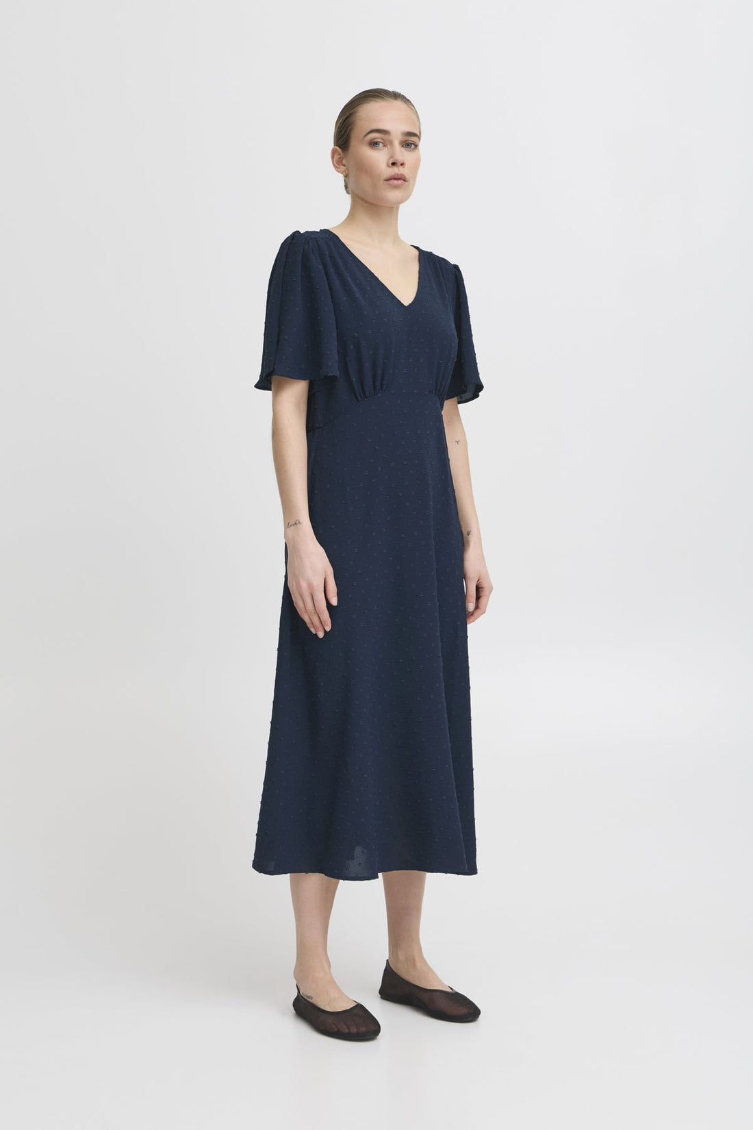 Almond Milk Jurken - Ihzabby Dress van Ichi