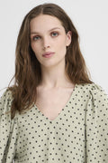 Tea Shirts - Ihzabby Midsleeve Top van Ichi
