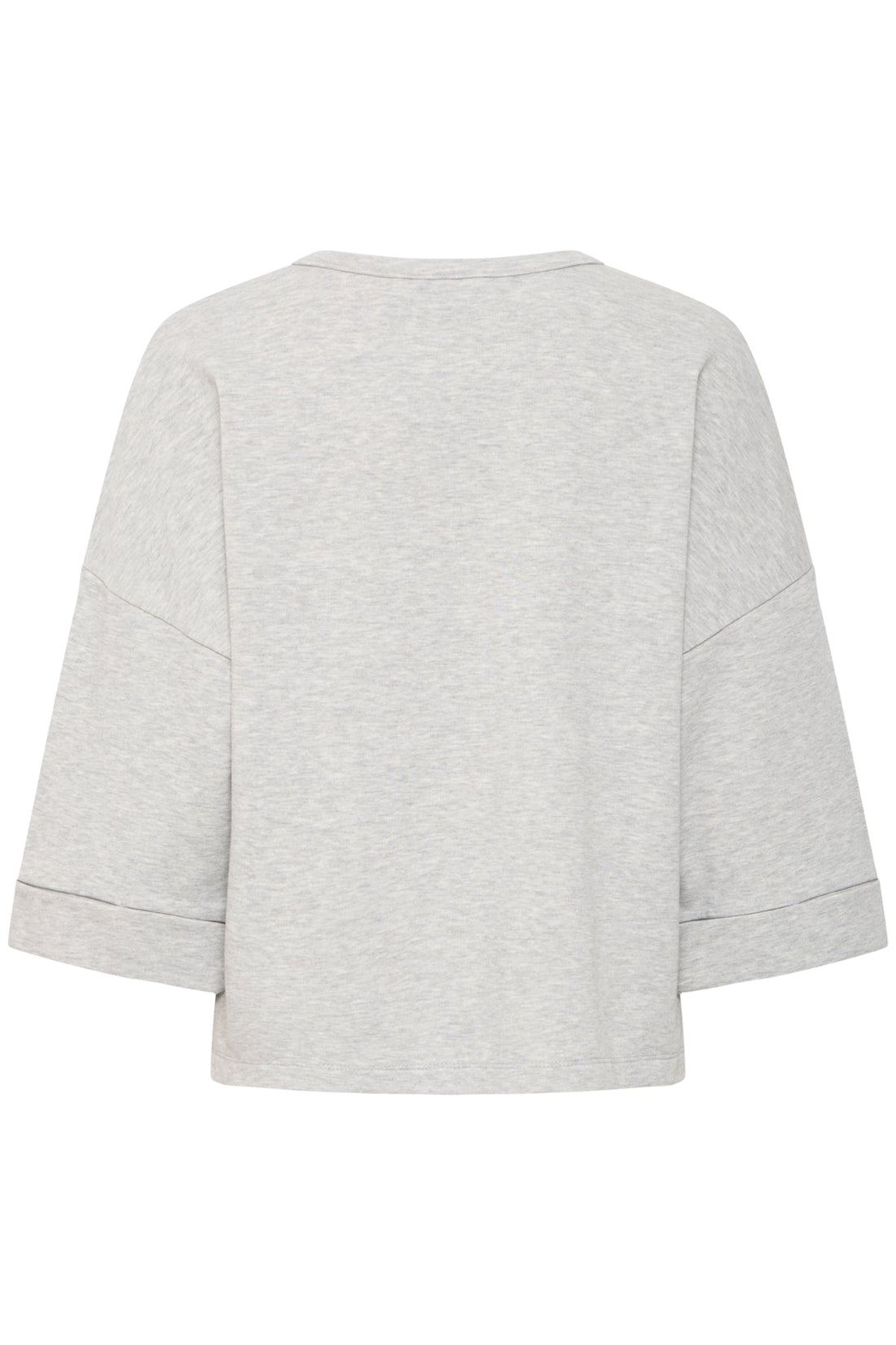 Mid Grey Melange Sweaters - Bytizan Sweatshirt van b.young