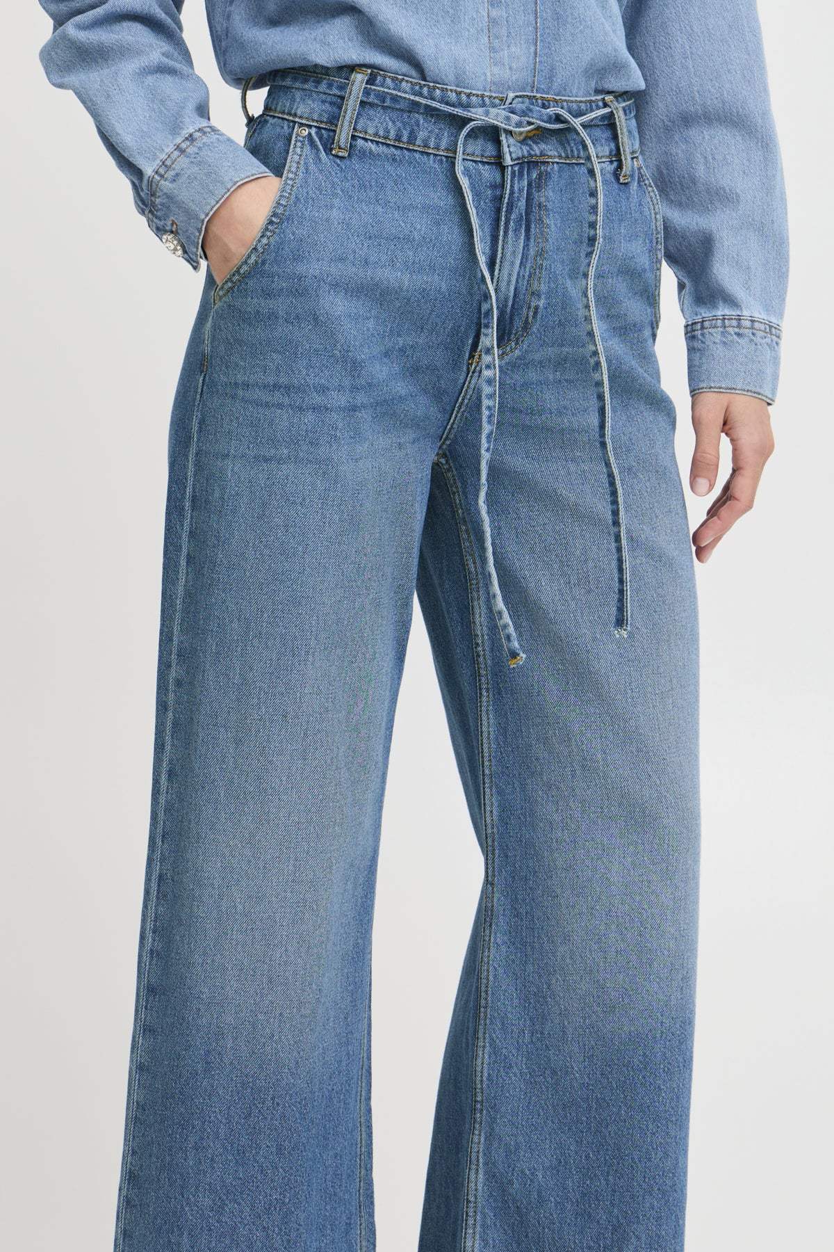 Jeans - Bykimu Belt Jeans van b.young