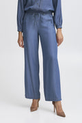 Mid Blue Denim Broeken - Bykosmo Wide Pants van b.young