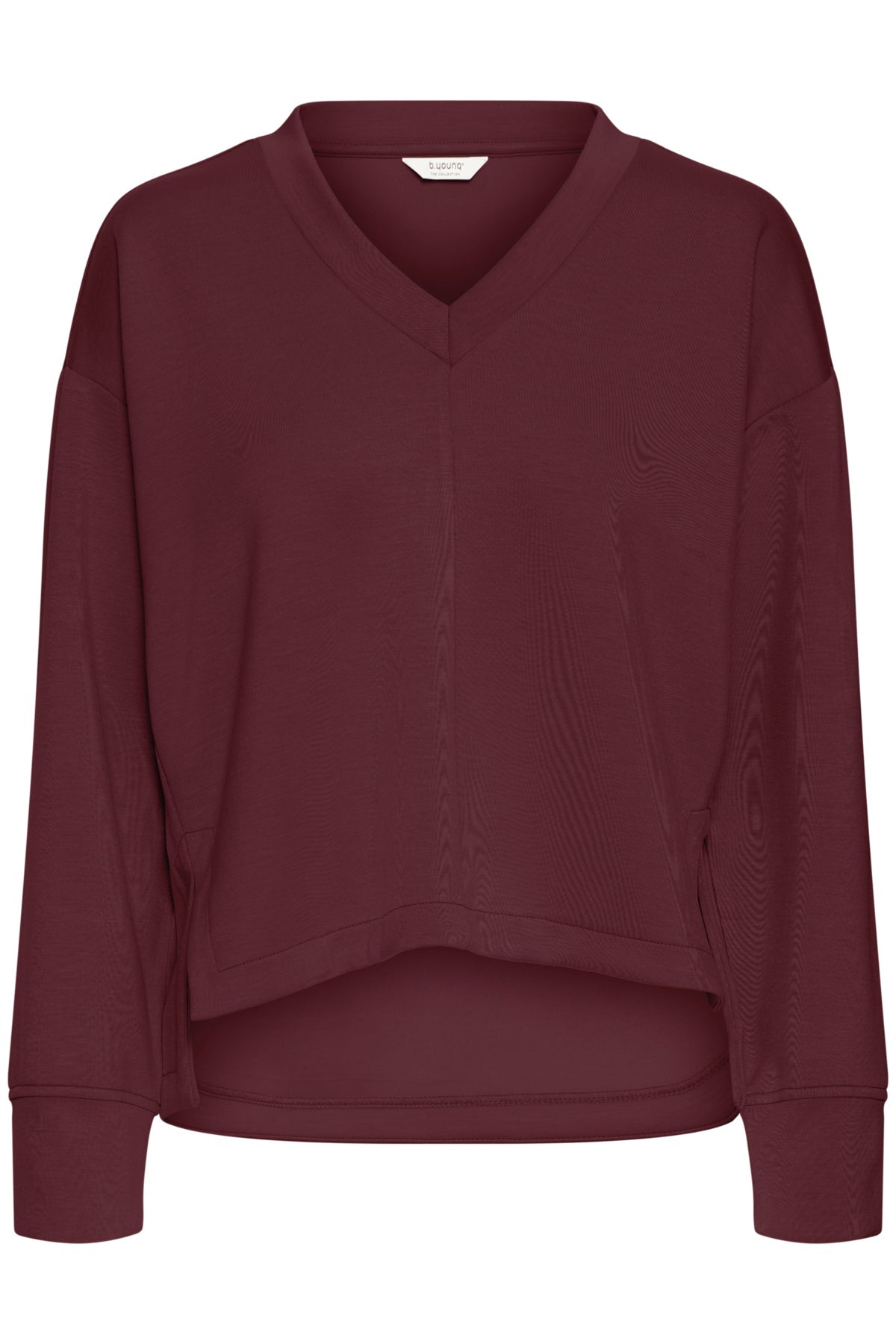 Sweaters - Bypusti V-neck Cropped Blouse van b.young