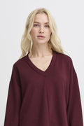 Port Royale Sweaters - Bypusti V-neck Cropped Blouse van b.young