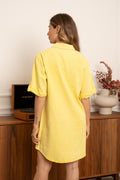 Jurken - Button cotton dress van Kilky