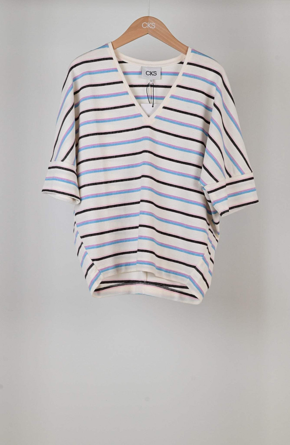 ZAL-lichtbeige T-shirts - Eldodeep T-Shirt SS25 van CKS