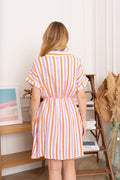 Jurken - Sien Striped Dress van Kilky