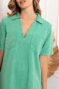 Jurken - Veja V-neck cotton dress van Kilky
