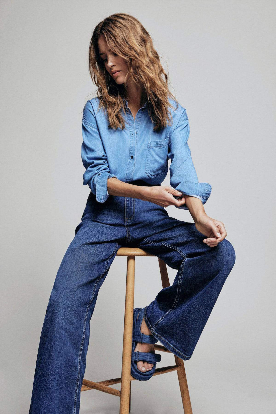 Light Blue Denim wash096 Jeans - Vifreya Jaf Hw Jeans Noos - SS25 van Vila