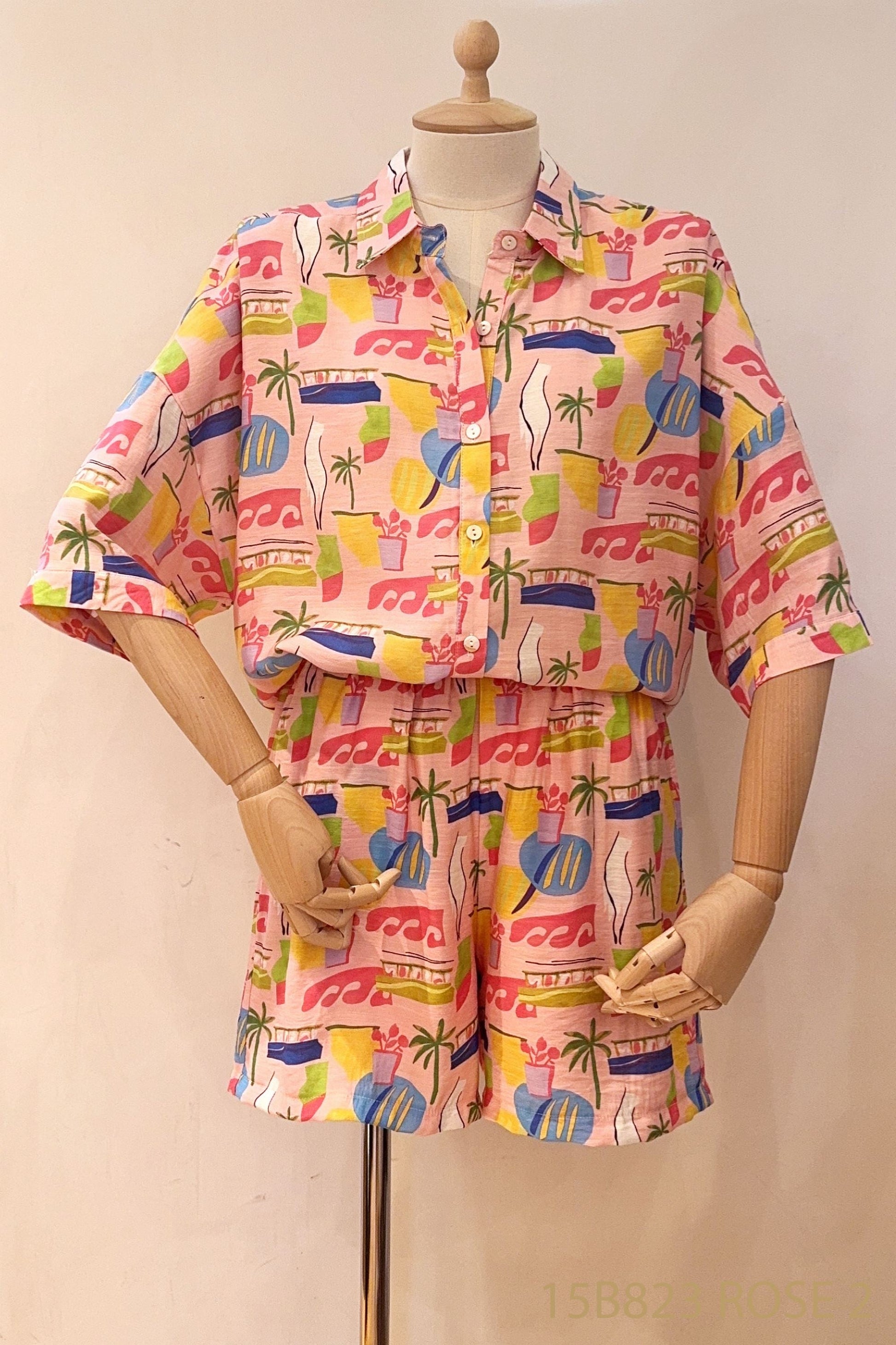 rose Shorts - Tropical Short van Season