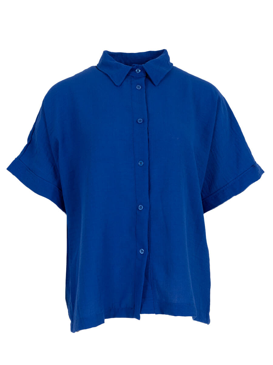 koningsblauw Shirts - Sonja Shirt van Azzurro