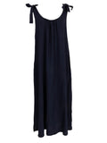 navy One Size Jurken - Strap high summer dress van Azzurro