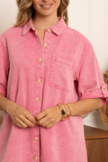 Jurken - Button cotton dress van Kilky