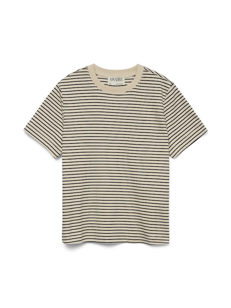 Birch Black T-shirts - Vmjada Naima Ss O-Neck T-Shirt van Vero moda