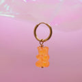 Bright Orange One Size (per stuk) Juwelen - Gummy Bear Hoop van Atelier Jean