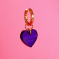 hearbreak club One Size (per stuk) Juwelen - Plexi hoop - Heart van Atelier Jean