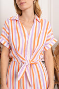 Jurken - Sien Striped Dress van Kilky