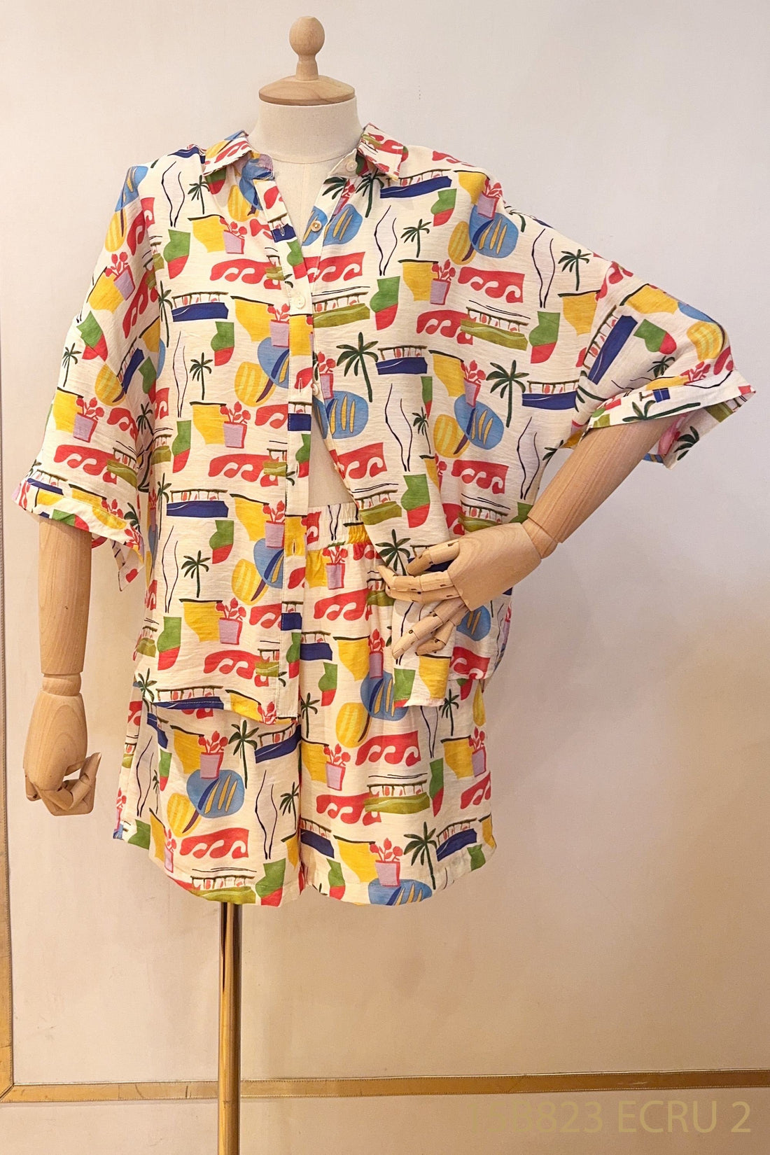 ecru Shorts - Tropical Short van Season