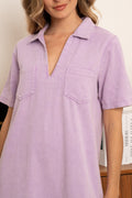 Jurken - Veja V-neck cotton dress van Kilky