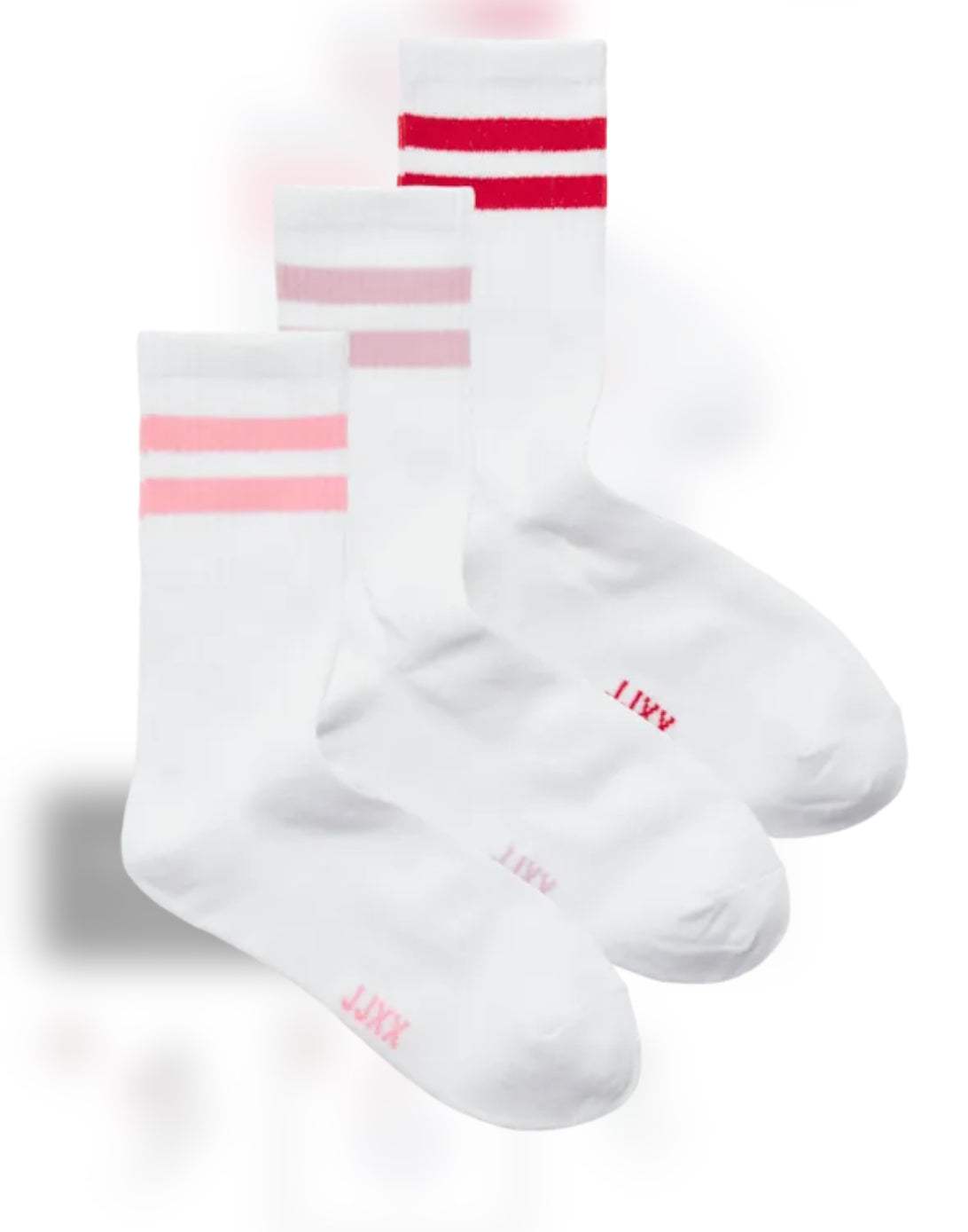ONE SIZE Racing Red W. MORNING GLORY Sokken - Jxbasic Tennis Sock 3-Pack Noos van JJXX