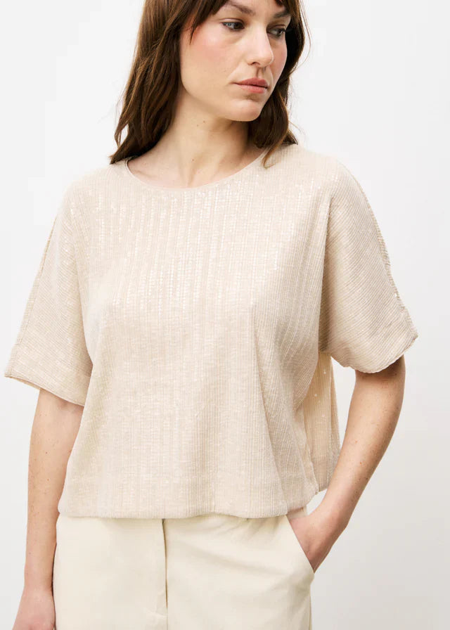 Beige Tops - Naina Top van FRNCH