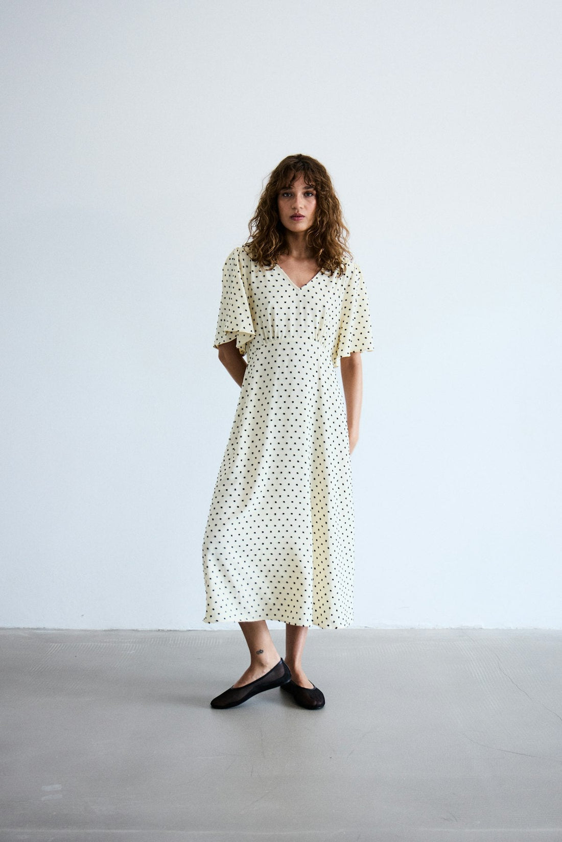 Almond Milk Jurken - Ihzabby Dress van Ichi