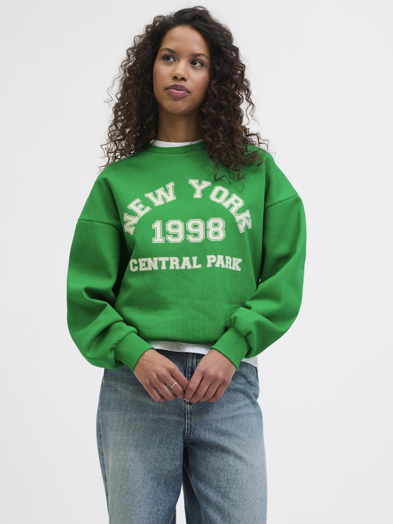 Green Bee NEW YORK Sweaters - Jxmerle Rlx Short Ls Crew Sweater van JJXX