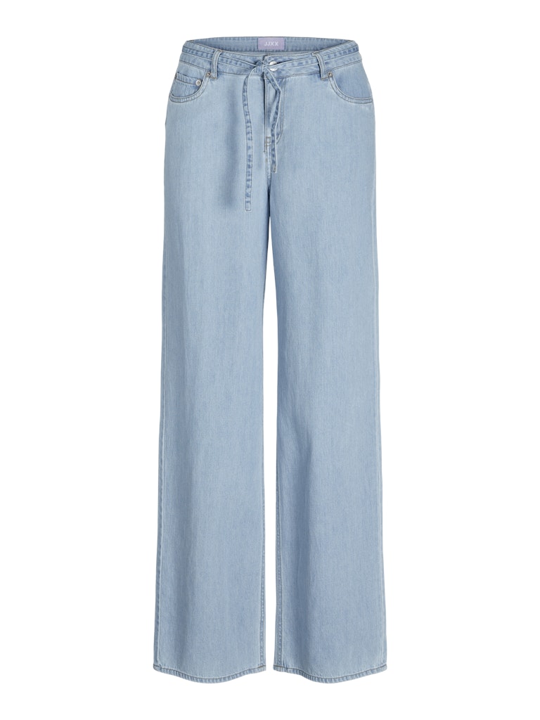 Light Blue Denim "32 Jeans - Jxsura Wide Mw Linen Blend Jeans van JJXX