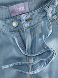 Jeans - Jxsura Wide Mw Linen Blend Jeans van JJXX