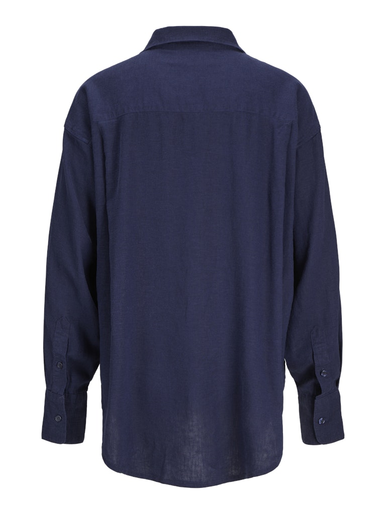 Peacoat Shirts - Jxjamie Breeze Summer Ls Shirt van JJXX