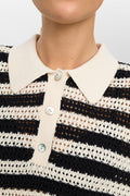 Caviar Pulls - Nuvillia Ss Pullover van Numph