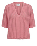 Flamingo Pink Pulls - Nupoelle Ss Pullover van Numph