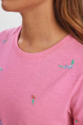 Pink Carnation T-shirts - Nusuis T-Shirt - Gots van Numph