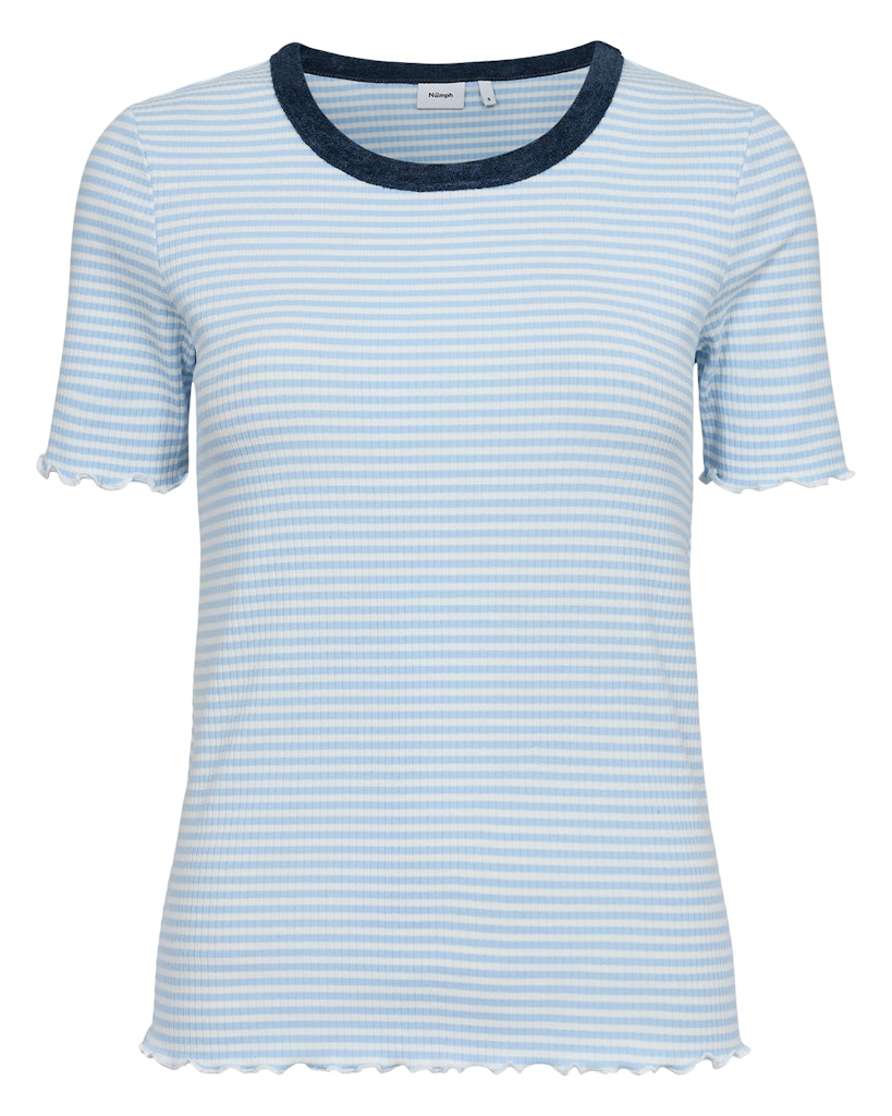 Cerulean T-shirts - Nulira T-Shirt van Numph