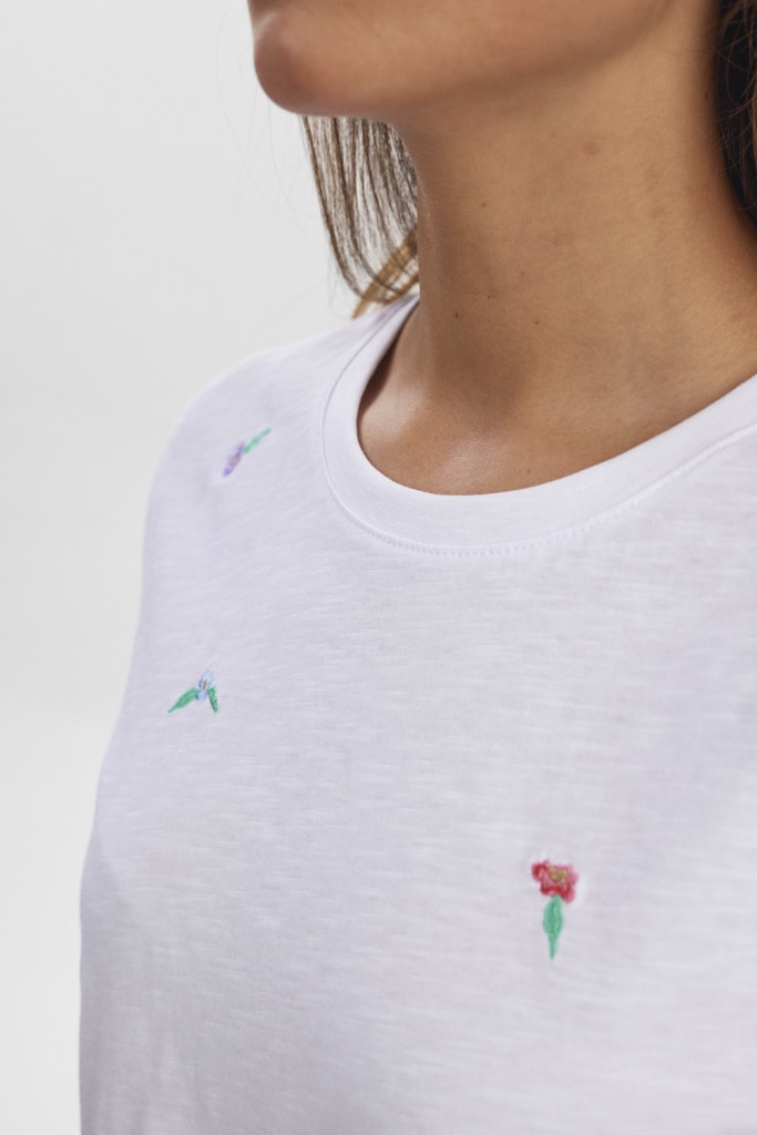 Bright White T-shirts - Nusuis T-Shirt - Gots van Numph