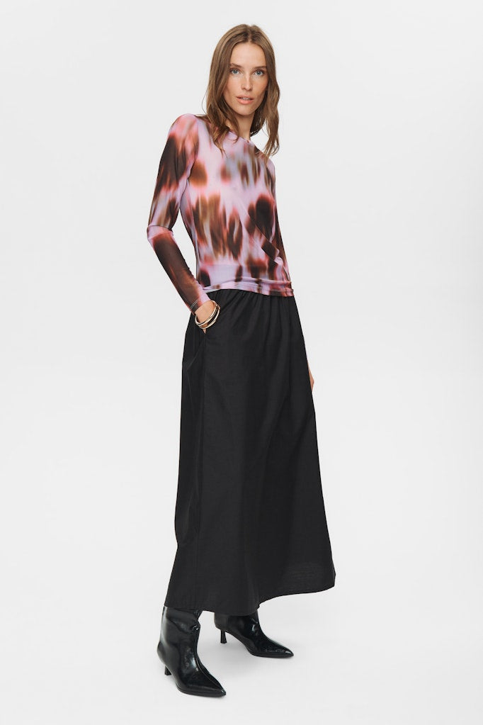 Orchid Smoke Tops - Nuliana Ls Top van Numph
