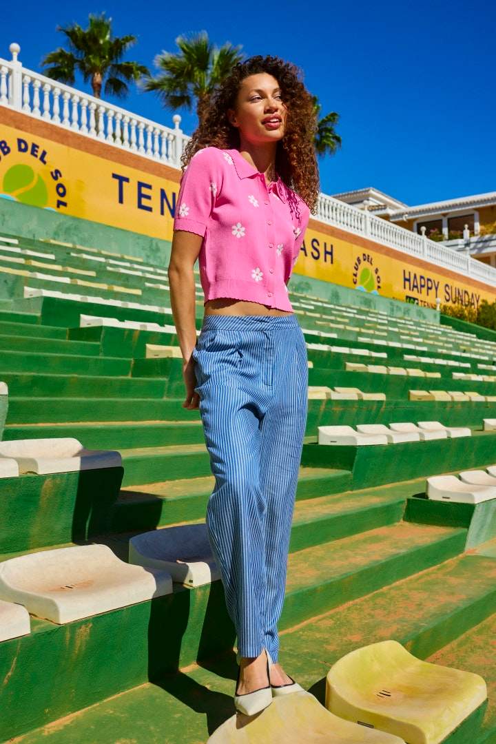 Pink Cosmos Pulls - Numargit Pullover van Numph