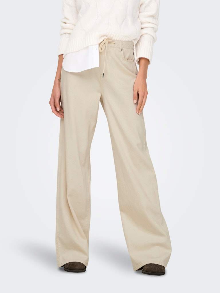 Broeken - Onlsilla Mw Wide String Pant van Only