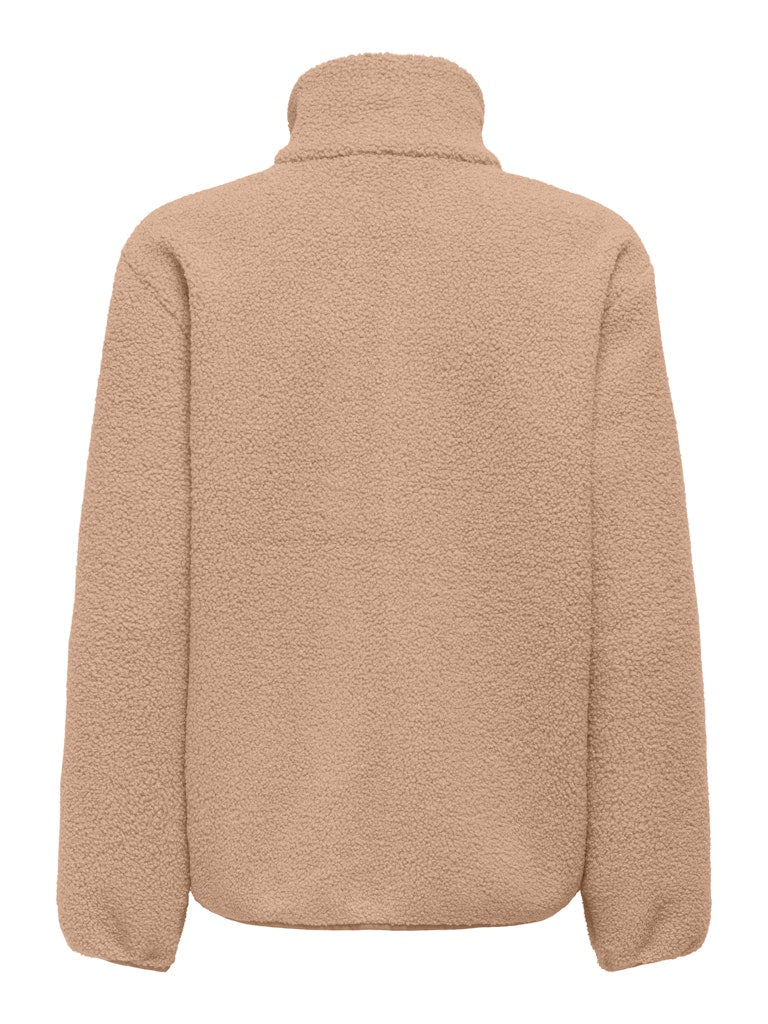 Cuban Sand Jassen - Onleva Life Teddy Jacket van Only