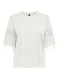 Cloud dancer Tops - Onlharley Life S/S Fringe Top van Only