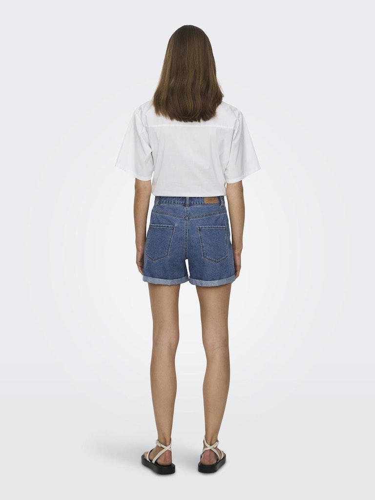 Shorts - Onlvega Hw Mom Denim Shorts Noos van Only
